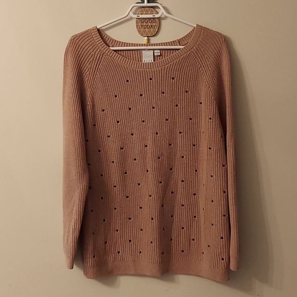 Elle Women's pull over sweater - Picture 2 of 13